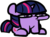 Size: 263x196 | Tagged: safe, artist:lockheart, twilight sparkle, pony, unicorn, g4, female, simple background, smol, solo, squatpony, transparent background, twiggie, wtf