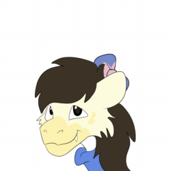 Size: 1200x1200 | Tagged: safe, artist:euspuche, oc, oc:vanellope, bat pony, chimera, pony, animated, cute, frame by frame, looking at you, simple background, smiling, transparent background