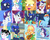 Size: 1897x1512 | Tagged: safe, edit, edited screencap, screencap, applejack, princess celestia, princess luna, rainbow dash, rarity, alicorn, earth pony, pegasus, pony, unicorn, between dark and dawn, g4, going to seed, she's all yak, sparkle's seven, bipedal, collage, compilation, cropped, faic, female, glasses, great moments in animation, guitar, mare, one eye closed, solo, sunglasses, wink
