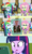 Size: 1280x2142 | Tagged: safe, edit, edited screencap, screencap, fluttershy, rainbow dash, spike, twilight sparkle, dog, equestria girls, g4, my little pony equestria girls: rainbow rocks, cellphone, comic, meme, never gonna give you up, no regrets, phone, rainbow dash phone meme, rick astley, rickroll, screencap comic, smartphone, spike the dog