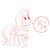 Size: 1163x1163 | Tagged: safe, artist:sprane_swetry, fluttershy, pegasus, pony, g4, my little pony: friendship is magic, my little pony: rainbow roadtrip, 5, countdown, dialogue, female, monochrome, official fan art, simple background, sketch, solo, white background