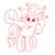 Size: 1139x1139 | Tagged: safe, artist:sprane_swetry, pinkie pie, earth pony, pony, g4, my little pony: friendship is magic, my little pony: rainbow roadtrip, 4, countdown, dialogue, female, monochrome, official fan art, simple background, sketch, solo, white background