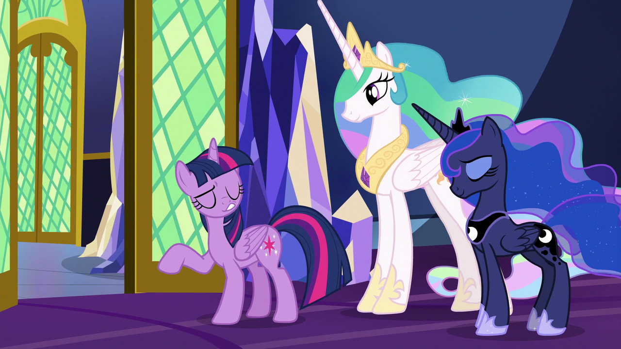 The divine twilight s return. Celestia and Luna between Dark and Dawn.