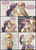 Size: 1600x2200 | Tagged: safe, artist:tcn1205, applejack, rarity, vignette valencia, human, equestria girls, equestria girls specials, g4, my little pony equestria girls: better together, my little pony equestria girls: rollercoaster of friendship, blood, cheek kiss, comic, cute, female, humanized, jackabetes, jealous, kissing, lesbian, nosebleed, pony coloring, raribetes, rarignette, rarity peplum dress, ship:rarijack, shipping, valenciadorable