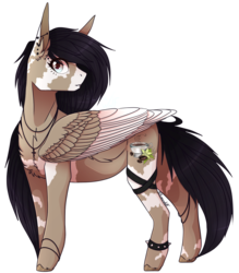 Size: 1165x1332 | Tagged: safe, artist:luuny-luna, oc, oc only, oc:contry cacao, pony, unicorn, female, mare, simple background, solo, transparent background, two toned wings, wings