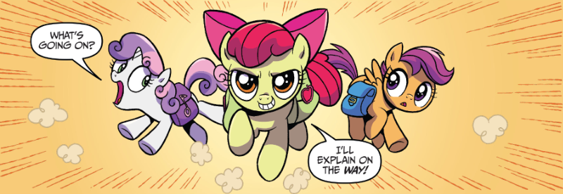 2076110 Safe Artist Brenda Hickey Idw Official Comic Apple Bloom