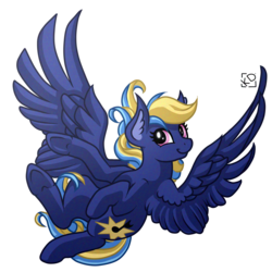 Size: 1200x1200 | Tagged: safe, artist:amazing-artsong, oc, oc:evening song, pegasus, pony, wings
