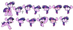 Size: 4096x1679 | Tagged: safe, artist:sourspot, twilight sparkle, alicorn, pony, g4, expressions, female, mare, solo, twilight sparkle (alicorn)