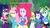 Size: 3072x1721 | Tagged: safe, screencap, applejack, fluttershy, pinkie pie, rainbow dash, rarity, sci-twi, twilight sparkle, equestria girls, equestria girls specials, g4, my little pony equestria girls: better together, my little pony equestria girls: sunset's backstage pass, clothes, concerned, cute, female, forest, geode of fauna, geode of sugar bombs, glasses, humane five, humane six, magical geodes, music festival outfit, worried