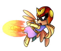 Size: 1514x1279 | Tagged: safe, artist:andromedasparkz, pegasus, pony, captain falcon, falcon kick, fire, helmet, male, newbie artist training grounds, open mouth, ponified, simple background, solo, super smash bros., transparent background