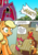 Size: 1201x1700 | Tagged: safe, artist:tarkron, apple bloom, applejack, big macintosh, earth pony, pony, comic:ghosts of the past, g4, apple siblings, comic, dialogue, female, filly, i can't believe it's not idw, male, mare, shout, stallion, sweet apple acres, sweet apple acres barn, table