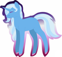 Size: 1376x1258 | Tagged: safe, artist:allons-ee, trixie, pony, unicorn, g4, female, smiling, solo