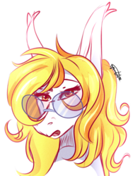 Size: 1200x1513 | Tagged: safe, artist:2pandita, oc, oc only, earth pony, pony, female, glasses, mare, simple background, solo, transparent background