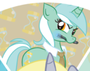 Size: 132x104 | Tagged: safe, derpy hooves, lyra heartstrings, alicorn, pony, g4, magical mystery cure, alicornified, derpicorn, merchandise, race swap, swapped cutie marks, welovefine