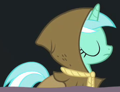 Size: 238x184 | Tagged: safe, screencap, lyra heartstrings, pony, unicorn, g4, hearth's warming eve (episode), season 2, clothes, costume, cropped, female, mare, solo