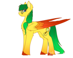 Size: 1024x817 | Tagged: safe, artist:fuyusfox, oc, oc only, oc:archie, pegasus, pony, glasses, solo