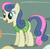 Size: 196x191 | Tagged: safe, screencap, applejack, bon bon, sweetie drops, earth pony, pony, g4, season 1, winter wrap up, clothes, cropped, plant team, vest, winter wrap up vest