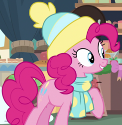 Size: 915x935 | Tagged: safe, screencap, pinkie pie, earth pony, pony, g4, my little pony best gift ever, cropped, female, mare, solo