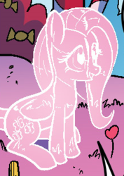 Size: 220x310 | Tagged: safe, idw, fluttershy, pony, g4, spoiler:comic, female, invisible, solo
