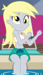 Size: 500x870 | Tagged: safe, screencap, derpy hooves, equestria girls, g4, i'm on a yacht, spoiler:eqg series (season 2), cropped, cross-eyed, cute, derpabetes, female, solo