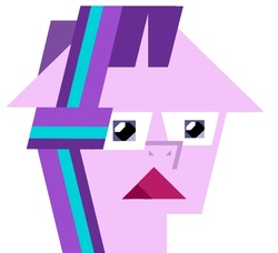 Size: 604x552 | Tagged: safe, artist:rony ram, starlight glimmer, pony, g4, abstract, female, geometric, i mean i see, solo