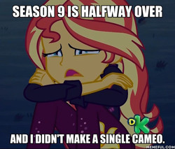 Size: 600x512 | Tagged: safe, edit, edited screencap, screencap, sunset shimmer, equestria girls, equestria girls specials, g4, my little pony equestria girls: better together, my little pony equestria girls: sunset's backstage pass, blatant lies, cropped, crying, end of ponies, female, memeful.com, sad, solo, sunsad shimmer, the end of equestria girls