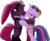 Size: 10800x8756 | Tagged: safe, artist:ejlightning007arts, tempest shadow, twilight sparkle, alicorn, pony, unicorn, g4, bipedal, broken horn, crossover, duo, eye scar, female, horn, kiss on the lips, kissing, lesbian, mare, oola, princess leia, scar, ship:tempestlight, shipping, simple background, slave, slave leia outfit, star wars, transparent background, twilight sparkle (alicorn)