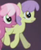 Size: 86x105 | Tagged: safe, screencap, cheerilee, parasol, earth pony, pony, boast busters, g4, animation error, cropped, missing cutie mark, picture for breezies, race swap, wingless