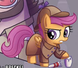 Size: 865x760 | Tagged: safe, idw, scootaloo, pony, g4, spoiler:comic, female, solo