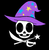 Size: 1280x1297 | Tagged: safe, artist:vidzmod, trixie, g4, clothes, hat, jolly roger, magic wand, no pony, pirate, skull, sword, trixie's hat, weapon
