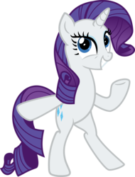Size: 5500x7238 | Tagged: safe, artist:n0kkun, rarity, pony, unicorn, g4, she's all yak, bipedal, female, fit right in, png, reinterpretation, simple background, solo, standing, standing on one leg, transparent background, vector