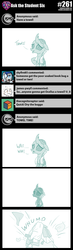 Size: 800x2732 | Tagged: safe, artist:sintakhra, ocellus, changedling, changeling, tumblr:studentsix, g4, buried, buried alive, female, oh crap, post-it, solo, this ended in pain, towel, wet, whump