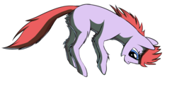 Size: 958x547 | Tagged: safe, artist:shaliwolf, oc, oc only, unnamed oc, pony, jumping, pounce, simple background, solo, transparent background