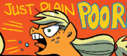 Size: 349x155 | Tagged: safe, artist:brendahickey, idw, applejack, earth pony, pony, g4, spoiler:comicff15, angry, cropped, female, hatless, mare, missing accessory, solo, yelling