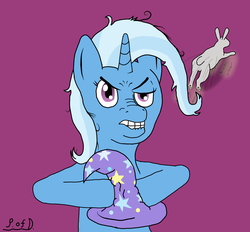 Size: 1746x1620 | Tagged: safe, artist:paw-of-darkness, trixie, pony, g4, angry