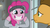 Size: 1920x1080 | Tagged: safe, screencap, cheese sandwich, pinkie pie, pony, g4, the last laugh, cute, diapinkes, grin, smiling, sweatband, sweatshirt, toothy grin