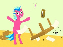 Size: 800x600 | Tagged: safe, pony, angry, drawing, meme, newbie artist training grounds, rage face, table flip
