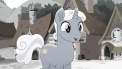 Size: 1920x1080 | Tagged: safe, screencap, sunny skies, pony, unicorn, g4, my little pony: rainbow roadtrip, desaturated, discovery family logo, hope hollow, male, solo, stallion