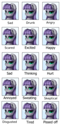 Size: 2349x4739 | Tagged: safe, artist:pridark, maud pie, earth pony, pony, g4, chest fluff, commission, emotions, expressions, female, high res, mare, maud being maud, meme, solo, stoic