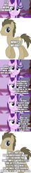Size: 500x2694 | Tagged: safe, edit, edited screencap, editor:lord you know who, screencap, doctor whooves, starlight glimmer, time turner, earth pony, pony, comic:the epilogue, comic:the infinite loops, g4, my little pony: rainbow roadtrip, the beginning of the end, a voice from the dark, ah my goddess, avengers: endgame, comic, fanfic art, implied grogar, implied king sombra, marvel, oh my goddess, screencap comic, the infinite loops