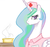 Size: 1295x1218 | Tagged: safe, artist:johnjoseco, color edit, edit, princess celestia, alicorn, pony, g4, clothes, colored, concerned, cosplay, costume, cute, cutelestia, female, food, hat, looking at you, nurse, nurse hat, nurse outfit, profile, solo, soup