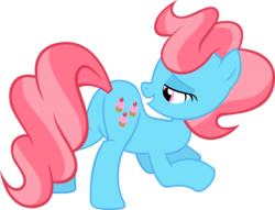 Size: 3000x2287 | Tagged: safe, artist:strawbellycake, cup cake, earth pony, pony, g4, butt, cute, cute cake, face down ass up, female, high res, lidded eyes, look at my butt, mare, open mouth, plot, sexy, simple background, smiling, solo, stupid sexy cup cake, transparent background, vector