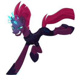 Size: 3736x3656 | Tagged: safe, artist:scottiepaws, tempest shadow, pony, unicorn, g4, broken horn, eye scar, female, high res, horn, mare, scar, simple background, solo, transparent background