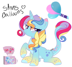 Size: 3000x2800 | Tagged: safe, artist:2pandita, artist:mint-light, oc, oc only, oc:roxana, pony, unicorn, base used, female, high res, magical lesbian spawn, mare, offspring, parent:pinkie pie, parent:trixie, parents:trixiepie, solo