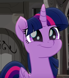 Size: 955x1080 | Tagged: safe, screencap, twilight sparkle, alicorn, pony, g4, my little pony: rainbow roadtrip, book, cropped, cute, daaaaaaaaaaaw, female, hnnng, library, mare, smiling, solo, squee, that pony sure does love books, twiabetes, twilight sparkle (alicorn)
