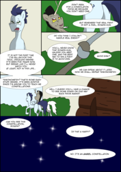 Size: 2480x3508 | Tagged: safe, discord, soarin', pony, comic:prelude to creation, male, stars