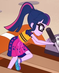Size: 707x877 | Tagged: safe, screencap, sci-twi, twilight sparkle, equestria girls, equestria girls specials, g4, my little pony equestria girls: better together, my little pony equestria girls: spring breakdown, cropped, female, glasses, legs, ponytail, solo