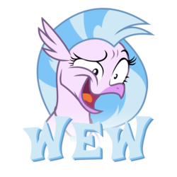 Size: 2160x2160 | Tagged: safe, artist:ljdamz1119, silverstream, classical hippogriff, hippogriff, cute, diastreamies, faic, female, simple background, solo, transparent background, wew, you look so weird
