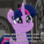 Size: 1024x1024 | Tagged: safe, edit, edited screencap, screencap, twilight sparkle, alicorn, pony, g4, my little pony: friendship is magic, my little pony: rainbow roadtrip, book, bookshelf, cropped, cute, female, implied spike, library, mare, smiling, solo, text, twiabetes, twilight sparkle (alicorn)