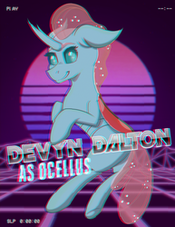 Size: 2975x3850 | Tagged: safe, artist:lula-moonarts, ocellus, changedling, changeling, g4, chromatic aberration, devyn dalton, female, harmonycon 2019, high res, poster, solo, voice actor